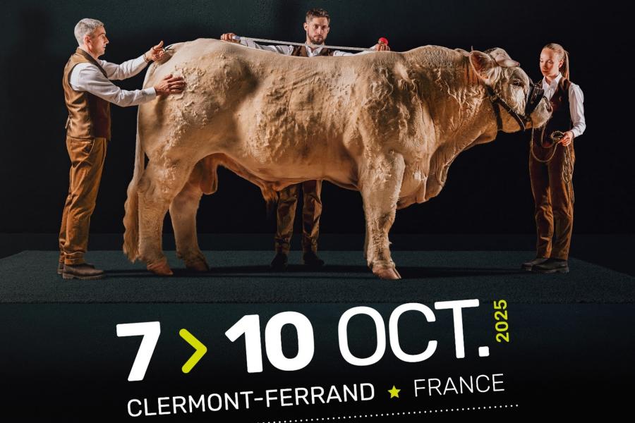 Le sommet de l'élevage 2025 se tiendra du 7 au 10 octobre à Clermont Ferrand
